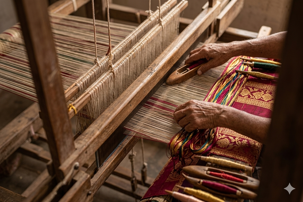 Read more about the article The Timeless Beauty of Handloom Weaves